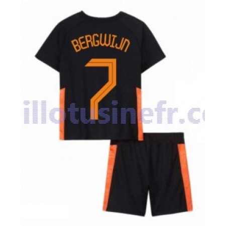 Maillot de Foot Pays-Bas Steven Bergwijn 7 Extérieur UEFA EURO 2020 - Enfant Maillot de Foot Pays-Bas Steven Bergwijn 7 Extérieur UEFA EURO 2020 - Enfant